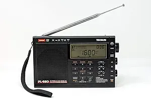 Tecsun PL680 PLL FM/Stereo MW LW SW SSB Air Band Black Color