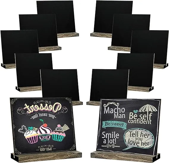 SmartUlife Mini Chalkboard Signs