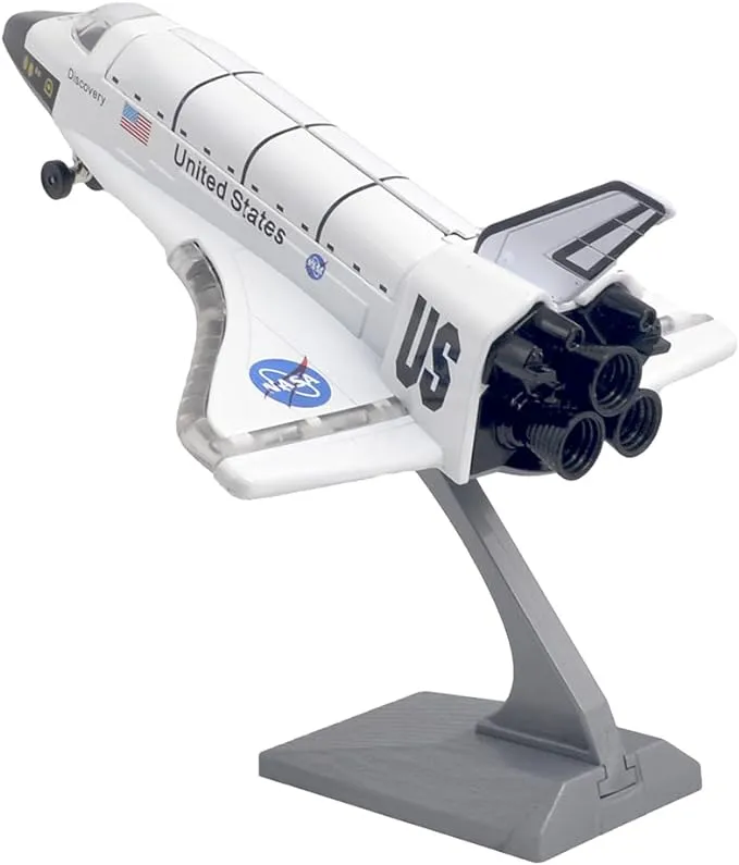 Ailejia Space Shuttle Scale Model Kit Orbiter Ship Diecast Multicolor 