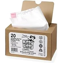 Extra Heavy Duty Jumbo Cat Litter Box Liners 20 Count Cat Waste Liners