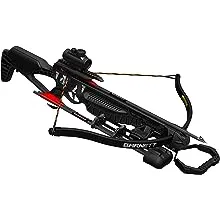 BARNETT Blackcat Recurve Crossbow Hunting Package, with Red Dot Sight, 2 Arrows, Lightweight Quiver, Shoots 260 Feet Per Second, Black Strike