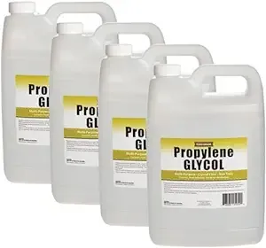 Sanco Industries Propylene Glycol - Food Grade - Highest Purity, Humectant, Fog Machine, Humidor & Antifreeze Solution, DIY, 4 Gallon Value Pack