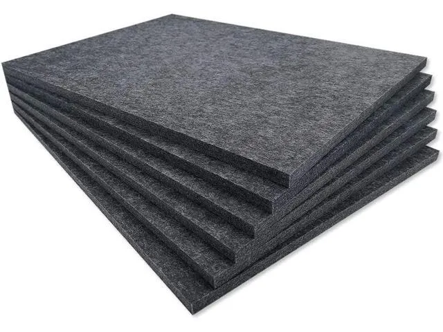 TroyStudio Acoustic Panel - 16 x 12 x 0.5 Inches 6 Pack Dense Thick Soundproofing and Sound Absorbing Panel, Wall and Ceiling Acoustical Treatment.