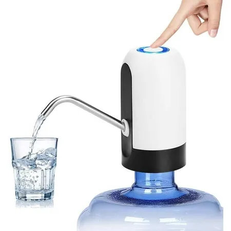 Electric Water Dispenser Automatic Portable Water Dispenser Drinking Water Pump for 5 Gallon Bottle Jug with Rechargeable Battery