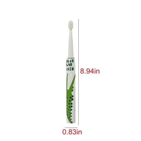 Rechargeable Kids Electric Toothbrush 3 Modes With Memory Fun & Easy Cleaning 19000 Strokes IPX7 Waterproof 2-Min Timer For Age 3+ 4 Soft Bristles