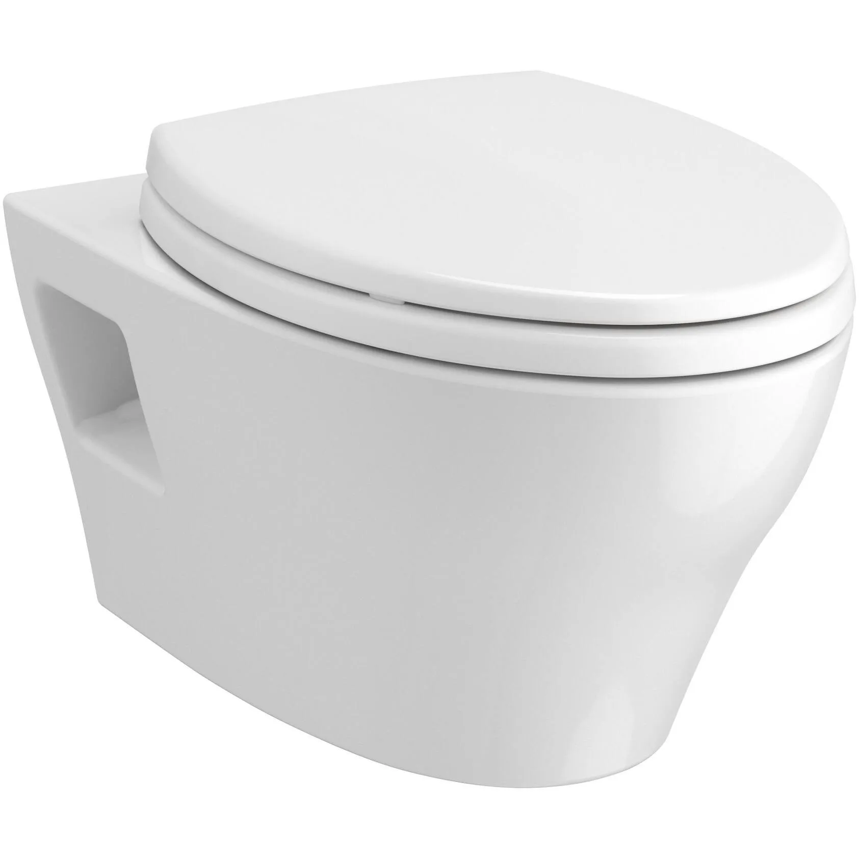 TOTO CT428CFG EP Wall Mounted Elongated Chair Height Toilet Bowl Only - Cotton White