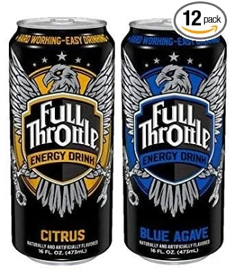 Full Throttle Variety -Original Citrus and Blue Agave - 16fl.oz. (Pack of 12)