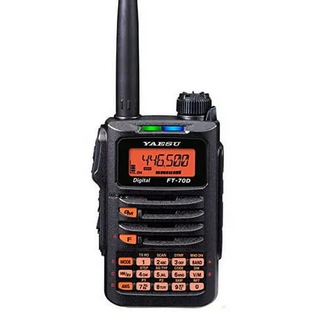 Original Yaesu FT-70DR FT-70 144/430 MHz Digital/Analog Handheld Transceiver - C4FM / FDMA - 3 Year Manufacturer Warranty