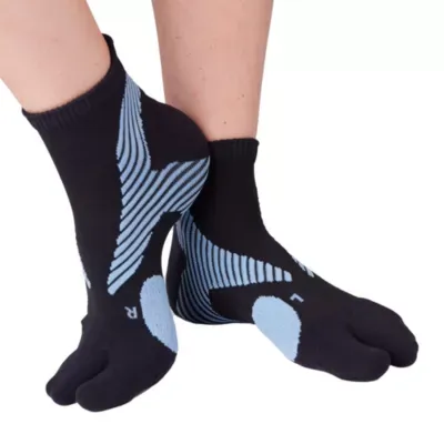 Zentoes Split Toe Bunion Protection Socks, Blue, Medium