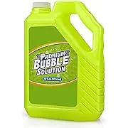 Bubble Solution Refill - 70 Ounce Premium Bubble Liquid Refills for Bubble Machine, Wand, Gun, Blower at Wedding and Party - Bubbles Toy for Kids Toddlers Boys Girls (with Portable Handle)