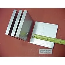 SOSCo Metals 4 pieces 1/8  x 1  x 14  6061 T6511 Extruded Aluminum Flat Bar Plate 14  Long  0.125  Thick