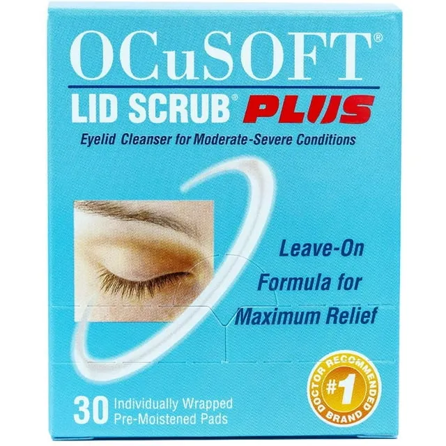 Ocusoft Lid Scrub Plus Pre-Moistened Pads