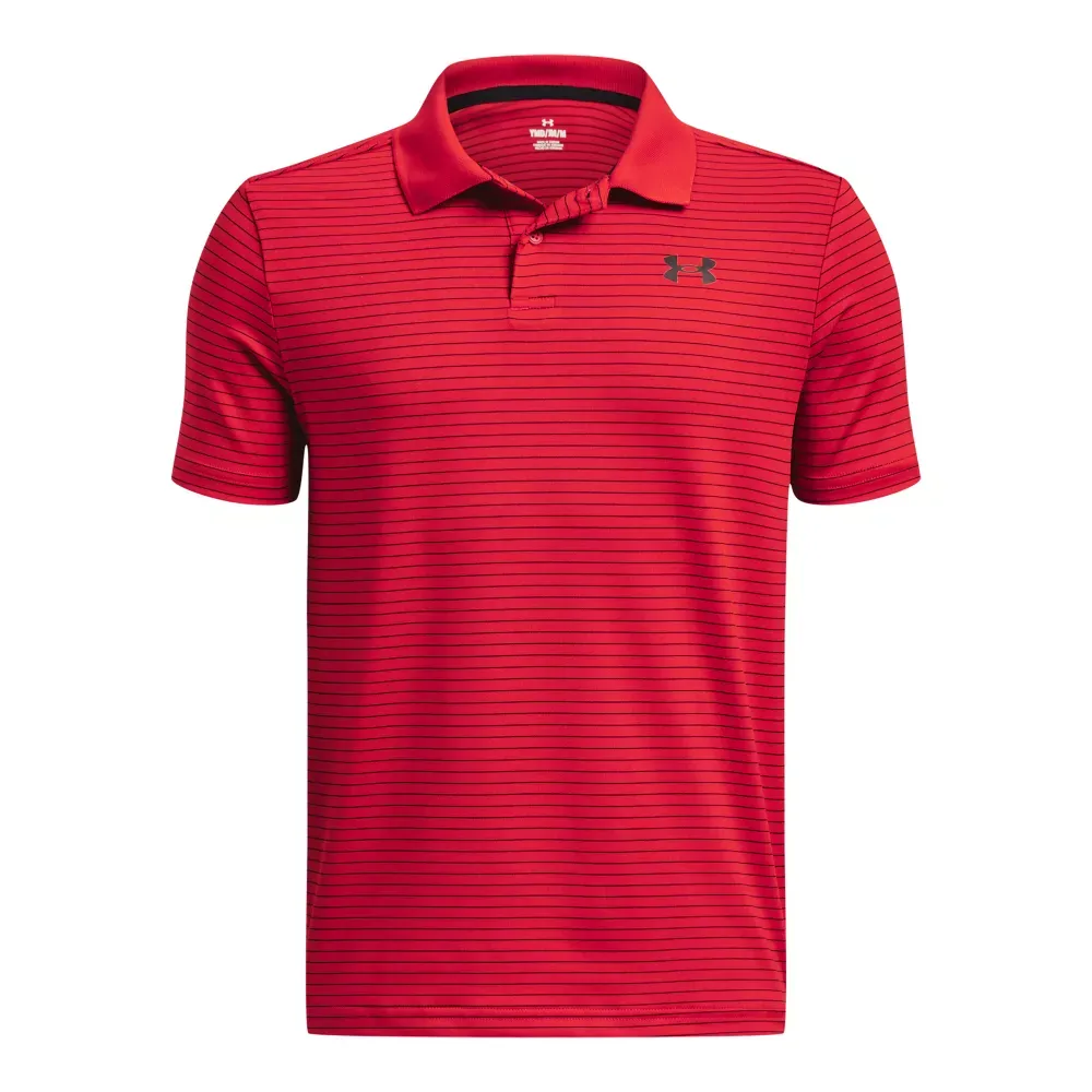 Under Armour Boys' Performance Stripe Polo