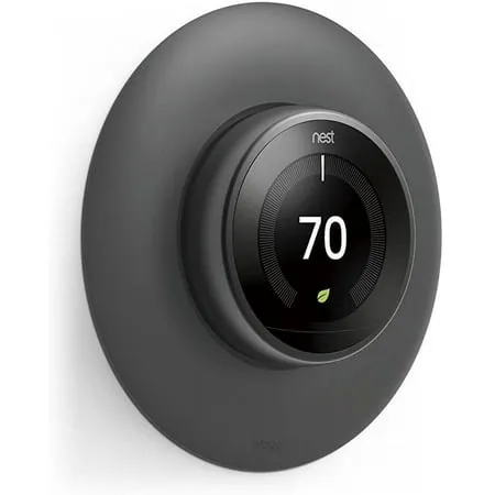 elago Wall Plate Cover Designed for Google Nest Learning Thermostat [White] - Compatible with Nest Learning Thermostat 1st/2nd/3rd Generation, Not Compatible with 2020 Models [US Patent Registered]