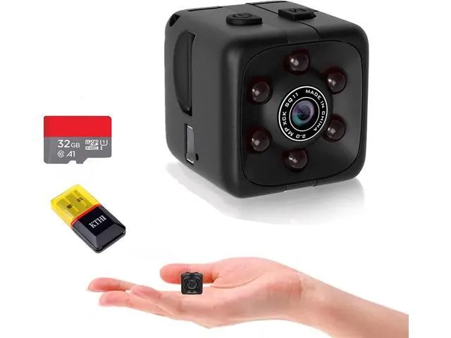 Mini Spy Camera, 1080P HD Mini Spy Camera with Audio and Video Recording, Night Vision, Motion Detective - No Wi-Fi Need