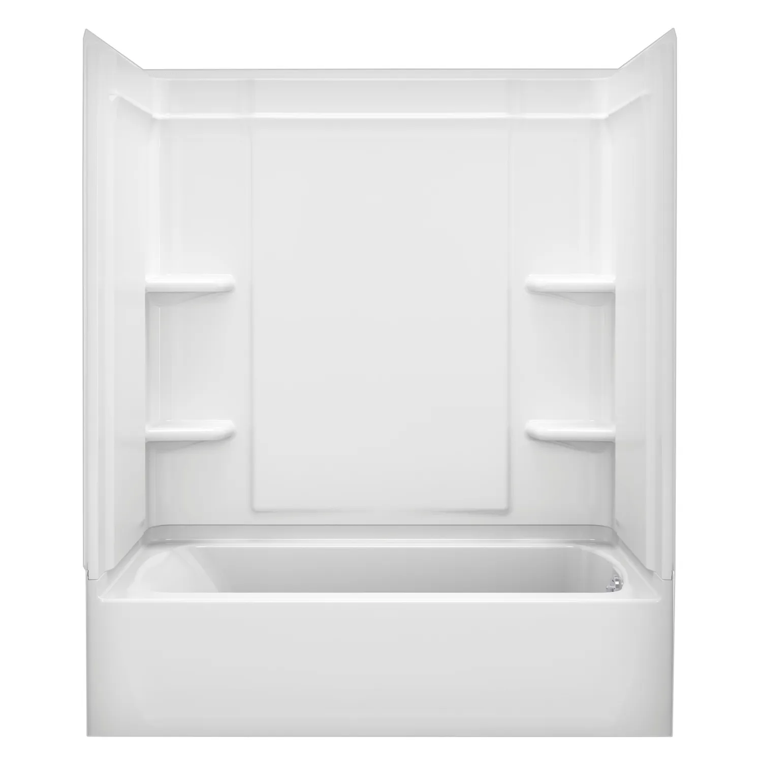 Sterling Ensemble White Bathtub Wall Surround