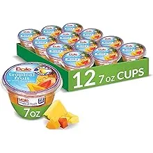 Dole Fruit Bowls Tropical Fruit in 100% Juice Snacks, 7oz 12 Total Cups, Gluten & Dairy Free, Bulk Lunch Snacks for Kids & Adults