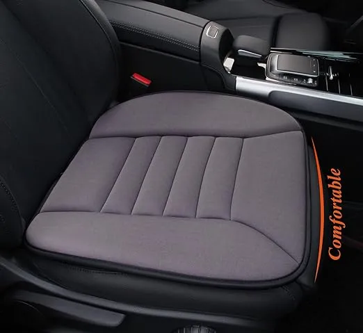 kingphenix Car Seat Cushion with 1.2inch Comfort Memory Foam Seat Cushion for Car and Office Chair