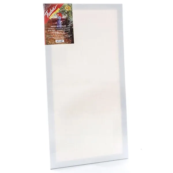 Fredrix Red Label Stretched Cotton Canvas, 18" x 36" x 11/16"