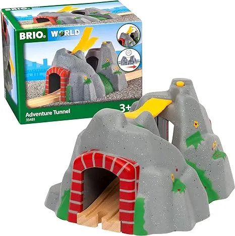 BRIO World - 33481 Adventure Tunnel | Toy Train Accessory for Kids Age 3 and Up, Green