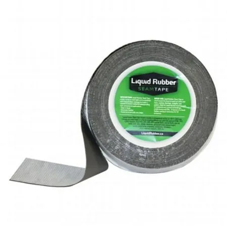 L R Liquid Rubber Peel and Stick Seam Tape - Fix Leaks, Repair and Restore Roof Joints and Tears, Bonds to EPDM, Metal, Tiles, Shingles, Wood, and Fiberglass Easy to Use, 4 Inch x 50 Foot Roll