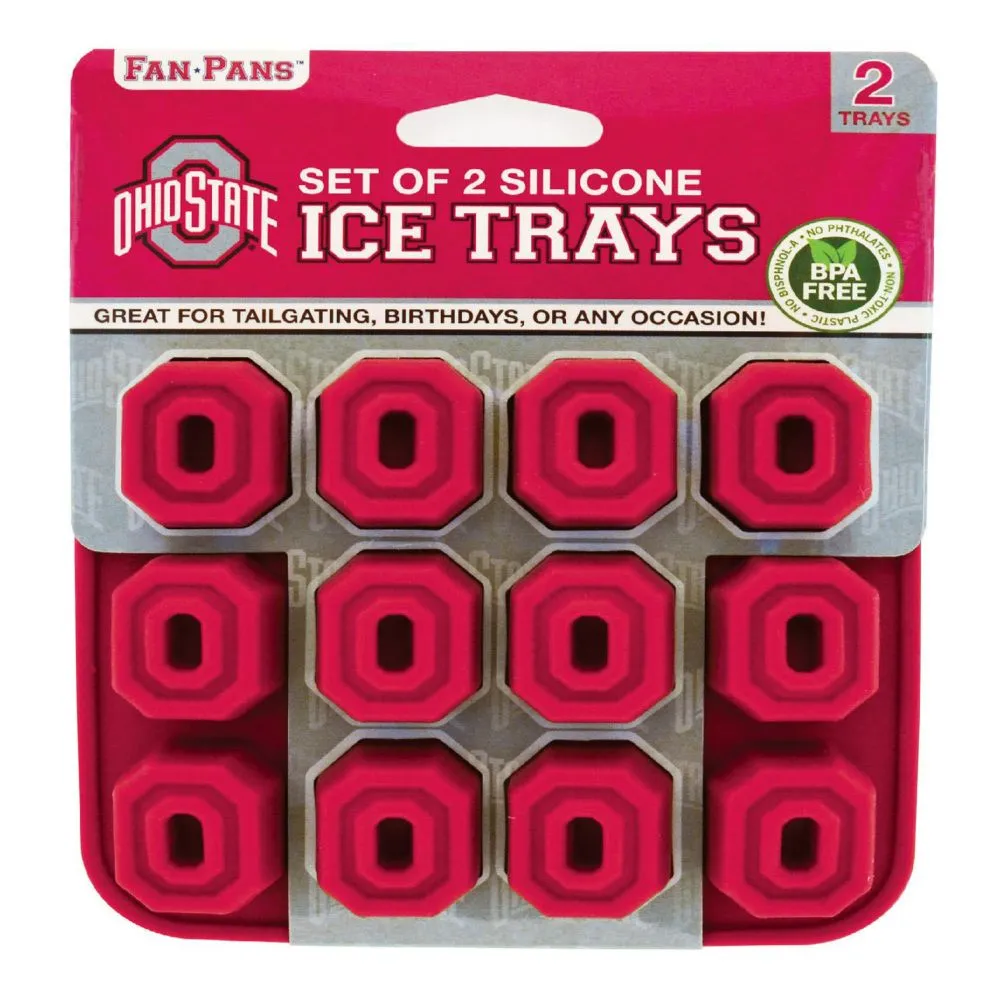 Ohio State Buckeyes Ice Cube Tray