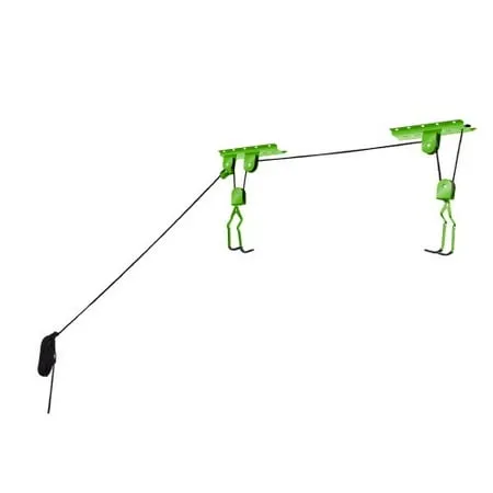 Bike Lane Products Bicycle Storage Lift Bike Hoist 100lb Capacity - 2 Pack