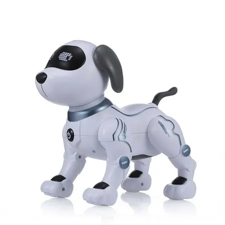 usmart Remote Control Robot Dog Toy for Kids,RC Robot Dog with Voice and Light Walking Programmble Dancing Interactive Smart Robot Dog for Kids Boy