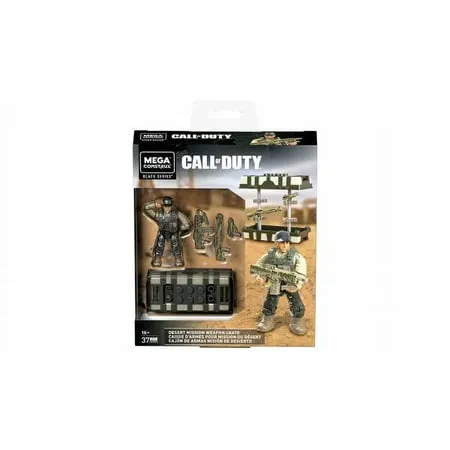 Call Of Duty Desert Mission Weapon Crate Mega Construx Black Series ~ NEW!