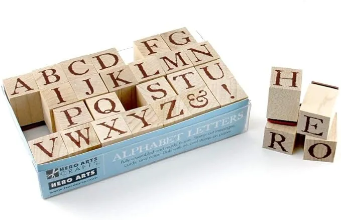 Hero Arts LL929 Wood Sets, Legacy Letters