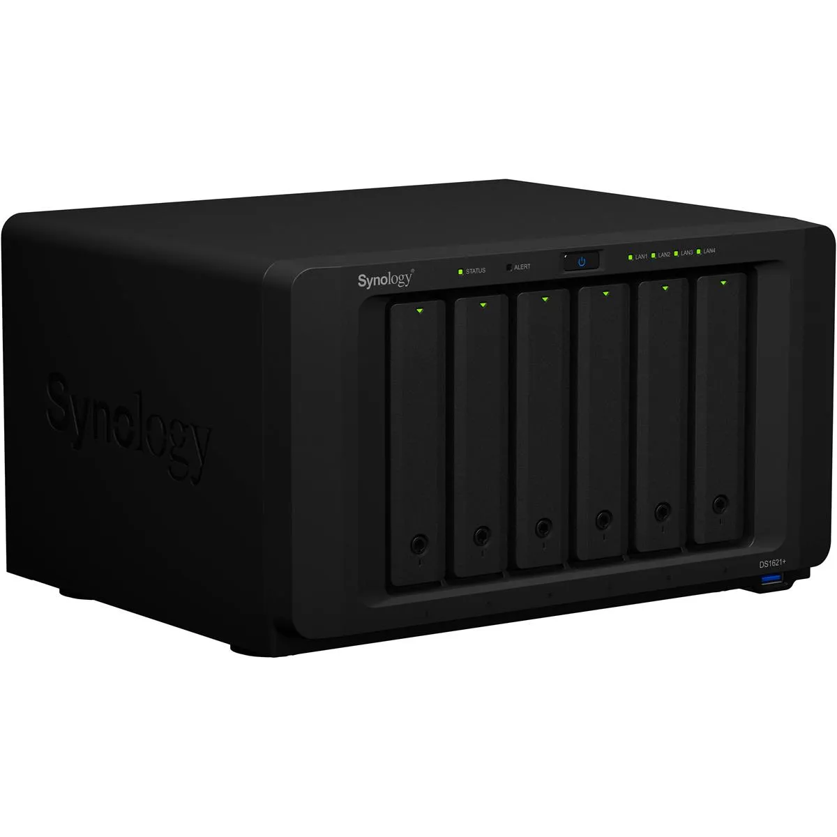 Synology DiskStation DS1621+ 6-Bay NAS Enclosure, 4-Core 2.2GHz, 4GB RAM, No HDD