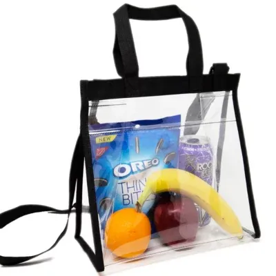 COROMAY Clear Bag for Stadium Events, Trendy Clear Purse, TPU Clear Bag Stadium Approved for Sports Concert Party