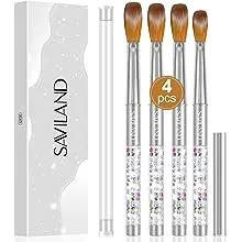 Saviland Kolinsky Women's Acrylic Nail Brush Set