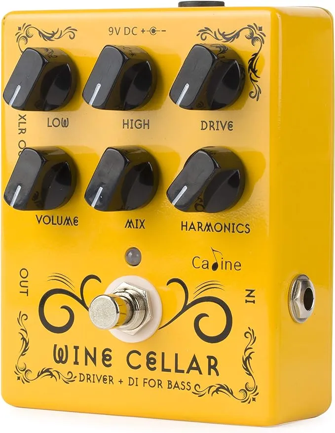 Caline CP-60 Wine Cellar Bass Driver Guitar Effects Pedal True Bypass