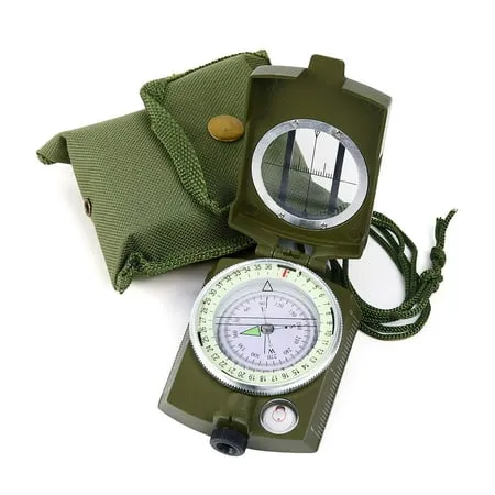 Sportneer Compass Hiking Survival | Lensatic Military Sighting Orienteering Compass | Backpacking Navigation Compass | Boy Scout Compass for Kids | Professional Compass for Hiking Camping Hunting