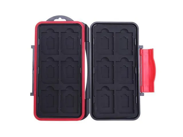 HEIYING Memory Card Case for SD Card and TF Card, Portable SD Card Holder SD SDHC SDXC TF Card Storage with 20 SD Card Slots & 20 Micro SD Card Slots