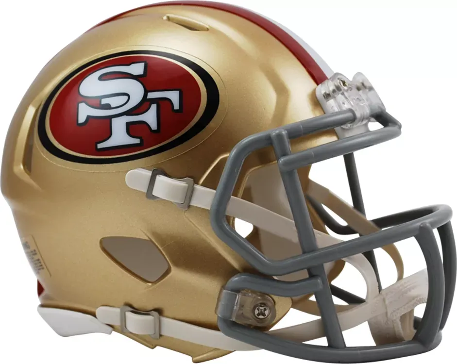 Riddell San Francisco 49ers Revolution Speed Mini Helmet, Team | Holiday Gift