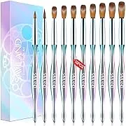 Saviland Kolinsky Women's Acrylic Nail Brush Set