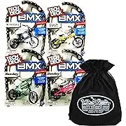 Matty's Toy Stop Tech Deck BMX Complete Gift Set Bundle Storage Bag - 4 Pack (Assorted Series)