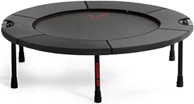 Classic Rebounder by Rebound Air | Foldable Mini Fitness Trampoline for Adults & Kids | Half-Fold Design w/Heavy Duty Springs for Indoor/Outdoor Exercise | Includes Case