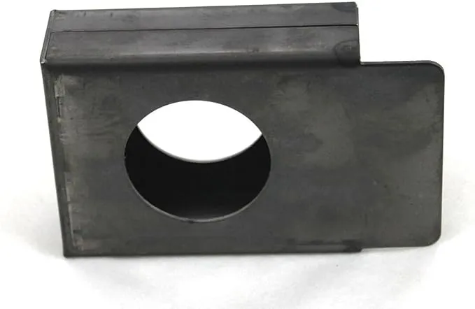 Gate Lockbox Single Hole Weldable Steel 3 1/2" x 4 1/4" x 1 1/2" Unpainted