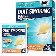 7mg Quit Patches, Step 3 Stop Aids, 30 Patches Safe and Effective Anti-Stickers, Reduce Cravings and Withdrawal Symptoms