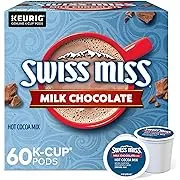 Swiss Miss Milk Chocolate Hot Cocoa, Keurig Single-Serve K-Cup Pods, 60 Count (6 Packs of 10)