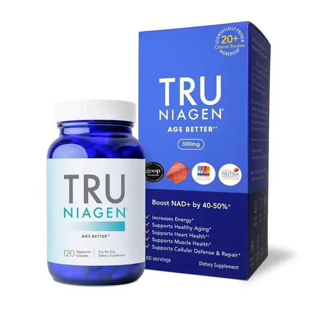 Tru Niagen, Nicotinamide Riboside, 300 mg, 30 Vegetarian Capsules