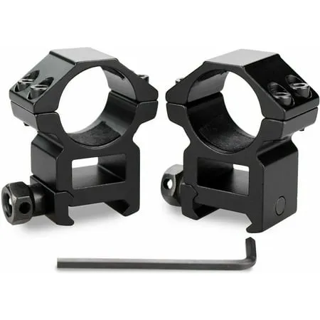 Cocobaby Picatinny/Weaver Scope Rings High Profile For Scope Mount 1 Inch 1 Pair