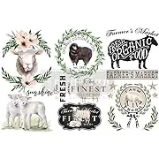 Prima Marketing Re-Design Decor Transfers 6 x12 3/Sheets-Sweet Lamb