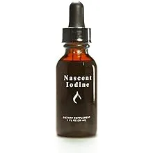 Enviromedica Nascent Iodine Liquid Tincture Drops for Support and Detoxification of The Thyroid (1ounce)