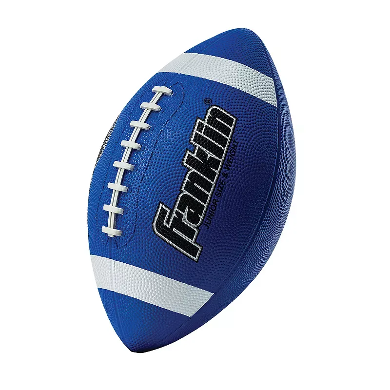 Franklin Sports Kids Junior Football - Grip-Rite 100 Youth Junior Size Rubber Fo