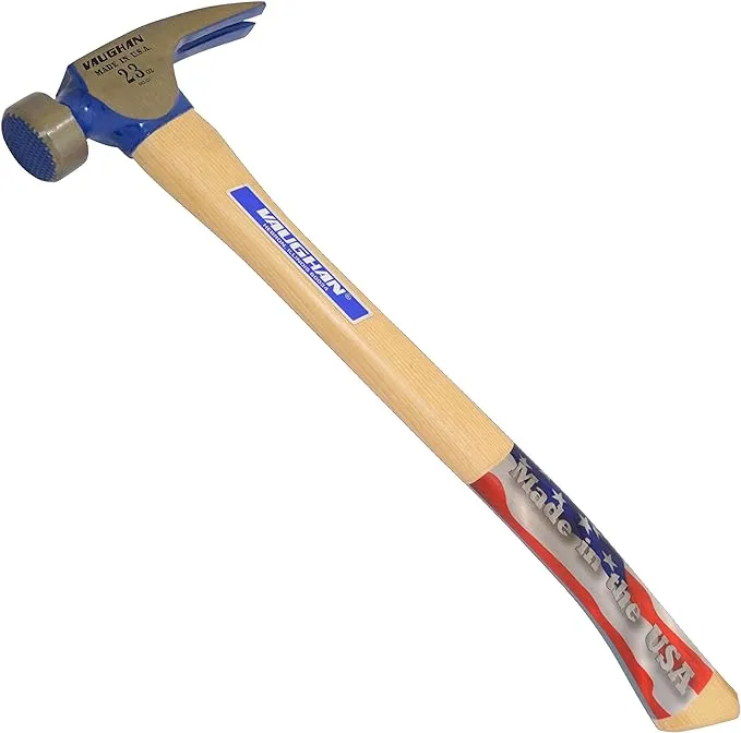 Vaughan California Framer Series CF1HC Rip Hammer, 23 oz Head, Milled Head, HCS Head, 18 in OAL