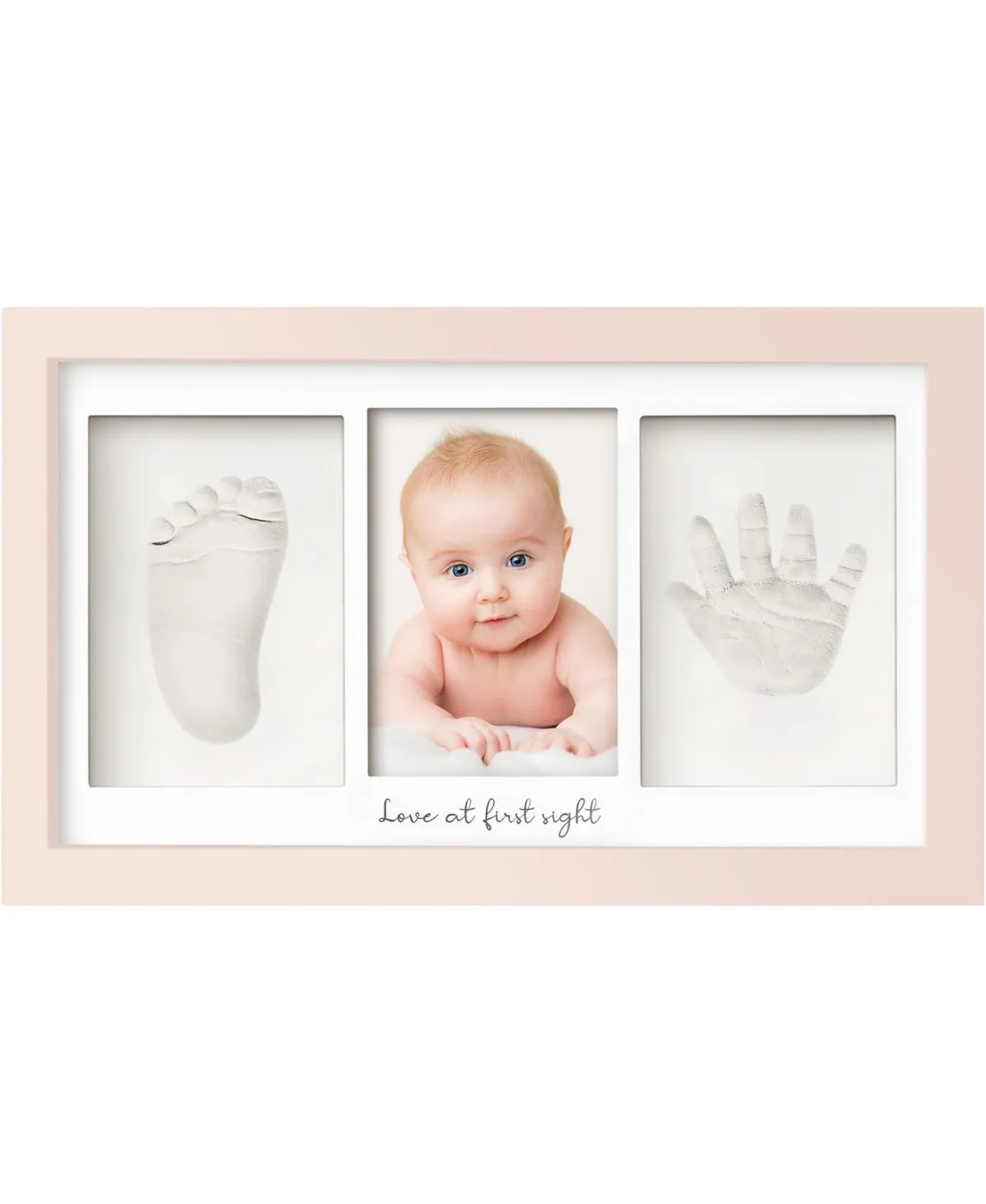 KeaBabies Duo Baby Handprint & Footprint Keepsake Frame